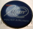 Odznaka lotnicza 70 lat LOT Polskie Linie Lotnicze Polish Airlines Mennica