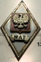 Odznaka WAT wz.1 Wojskowa Akademia Techniczna Warszawa LWP PRL absolwentka