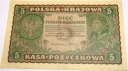 1919 5 pięć Marek Polskich II Serja CE 227.267 banknot