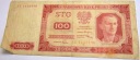 1948 100 zł sto złotych Seria CZ 1140190 robotnik banknot