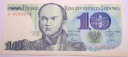 1982 10 zł dziesięć złotych Seria A 4036978 Józef Bem banknot