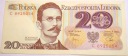 1982 20 zł dwadzieścia złotych Seria C 8925054 Romuald Traugutt banknot