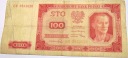 1948 100 zł sto złotych Seria ER 3933620 robotnik banknot