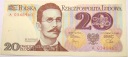 1982 20 zł dwadzieścia złotych Seria A 0348960 Romuald Traugutt banknot