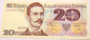 1982 20 zł dwadzieścia złotych Seria M 8853742 Romuald Traugutt banknot