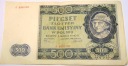 1940 500 zł Pięćset Złotych Seria A Góral (nr 1)