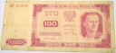 1948 100 zł sto złotych seria HF banknot