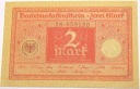 Niemcy 2 marki mark 1920 Republika Weimarska banknot (nr 1)