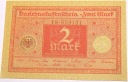 Niemcy 2 marki mark 1920 Republika Weimarska banknot (nr 2)
