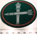 Naszywka Wojska Rakietowe i Artyleria WRiA wz. 1986 mundurowa wojskowa LWP