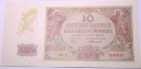 1940 10 zł, Dziesięć Złotych, banknot Ser. L (nr 1)
