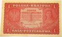 1919 1 Jedna Marka Polska banknot I Serja AX