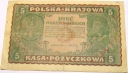 1919 5 Pięć Marek Polskich II Seria CB banknot