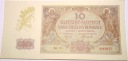 1940 10 zł dziesięć złotych Seria L Generalna Gubernia banknot (nr 2)