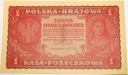 1919 1 Jedna Marka Polska banknot I Serja FW