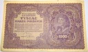 1919 1000 Tysiąc Marek Polskich banknot II Serja AH