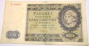 1940 500 zł Pięćset Złotych Seria A Góral (nr 3)