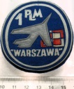 Naszywka 1 Pułk Lotnictwa Myśliwskiego Warszawa LWP PRL