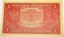 1919 1 jedna Marka Polska I Serja DD banknot (nr 2)