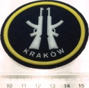 Naszywka Krakowski Pułk Obrony Terytorialnej Kraków OTK LWP PRL