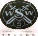Naszywka Wojskowa Służba Wewnętrzna 3 kl. Wojska Lądowe specjalista wz.1973