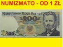 200 zł złotych Dąbrowski 1988 seria EE 0909214 2-3