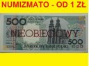 500 zł złotych 1990 GNIEZNO seria E 6357205, st.1