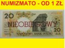 20 zł złotych 1990 GDAŃSK seria E 5026404, st.1