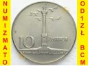10 zł, złotych 1965 Duża kolumna Zygmunta, St 1-/2