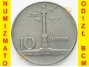 10 zł, złotych 1965 Duża kolumna Zygmunta, St 1-2