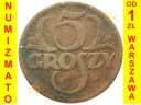 5 gr groszy 1923 rok, stan 4