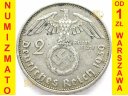 III Rzesza / Niemcy - 2 Marki 1939, Srebro