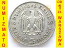 III Rzesza / Niemcy - 5 Marek 1935, Srebro