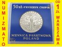 50 zł złotych 1972 FRYDERYK CHOPIN, AG, PRÓBA