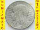 5 zł złotych Głowa kobiety znak ZN 1933 st 3+/3-