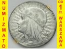 10 zł złotych Głowa kobiety znak / ZN 1932 st 2-