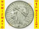 5 zł złotych Głowa kobiety znak ZN 1933 st 2-/3