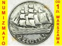 2 zł złote Żaglowiec 1936. Stan 2-