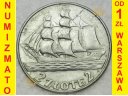 2 zł złote Żaglowiec 1936. Stan 2