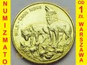 2 zł, złote 1999 Wilk Wilki, stan 1/1-