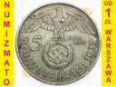 III Rzesza / Niemcy - 5 Marek 1937, Srebro