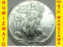 1 oz / uncja One Silver Dollar dolar 2009, SREBRO
