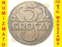 5 gr groszy 1936, stan 3-