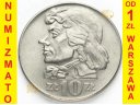 10 zł, złotych 1959, Tadeusz Kościuszko, Stan 1-