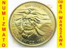 2 zł, złote 1998 Adam Mickiewicz, stan 1-/1