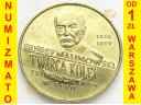 2 zł, złote 1999 Ernest Malinowski Peru, stan 1-
