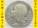 5 zł złotych Głowa kobiety, Polonia 1932 stan 3-