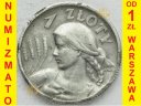 1 zł złoty 1925 Kobieta i kłosy, żniwiarka, kropka