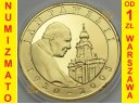 10 zł, złotych 2005 Jan Paweł II PLATEROWANA st.L