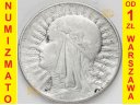 5 zł złotych Głowa kobiety znak ZN 1933 stan 3